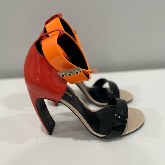 Nicholas Kirkwood Maeva Color Block Sandal Heels - Picture 2 of 5